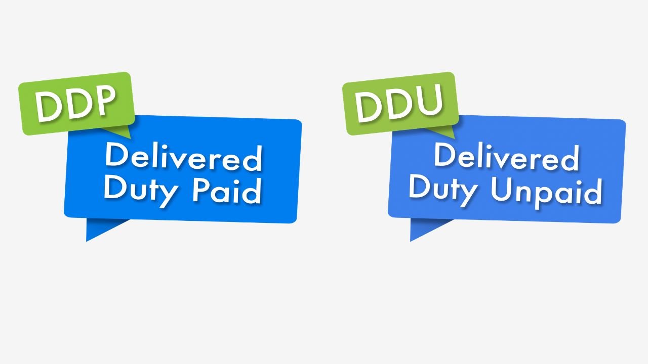 DDP VS DDU in Shipping from China to the UK