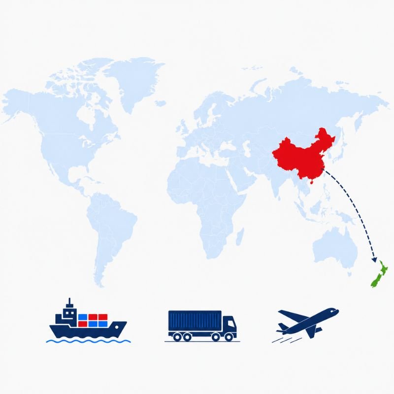 Shipping From China To New Zealand