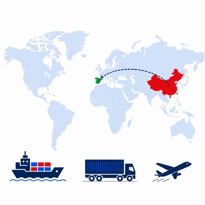 Shipping From China To Spain