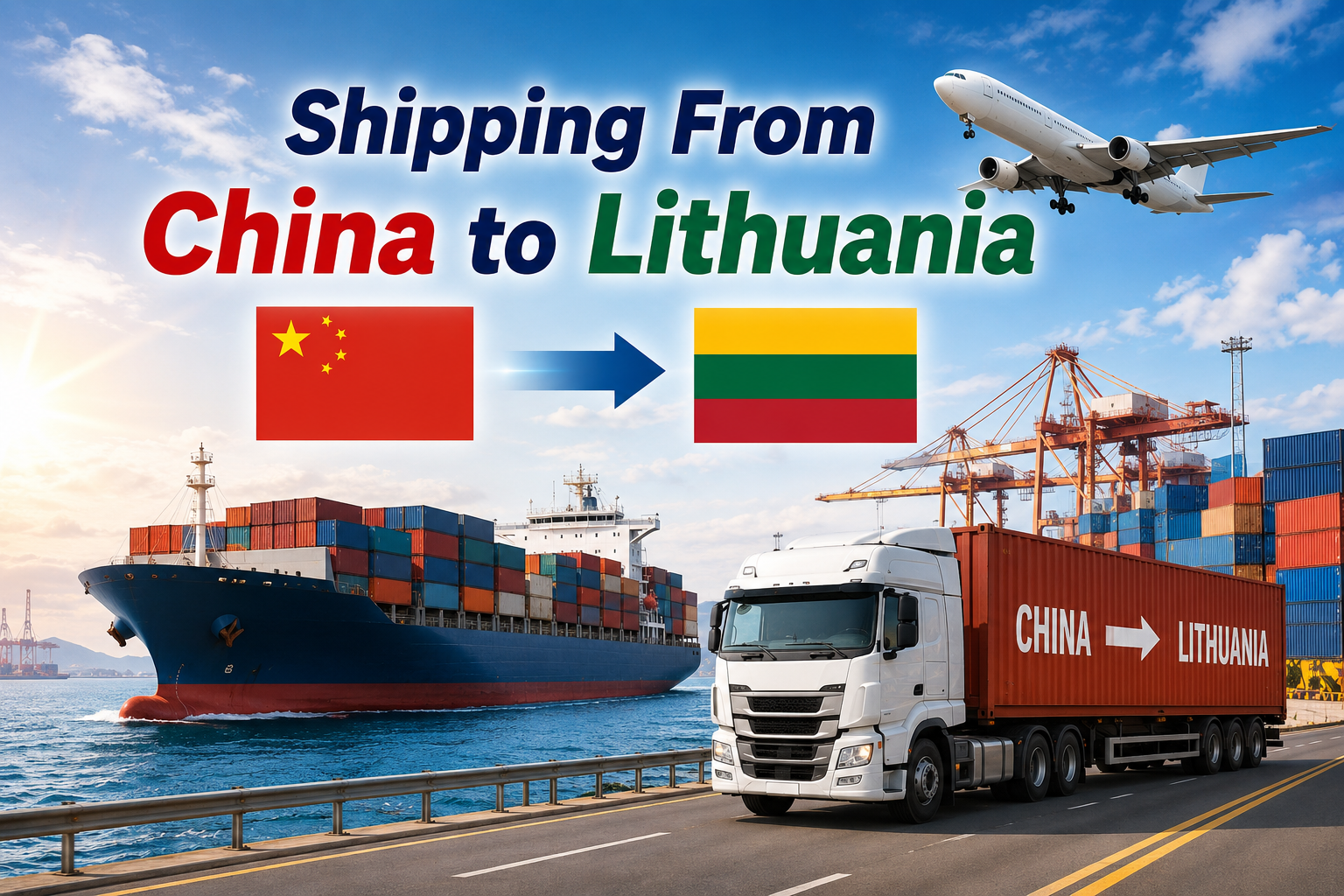Shipping From China to Lithuania
