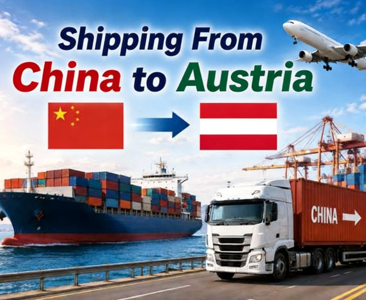 Shipping from China to Austria