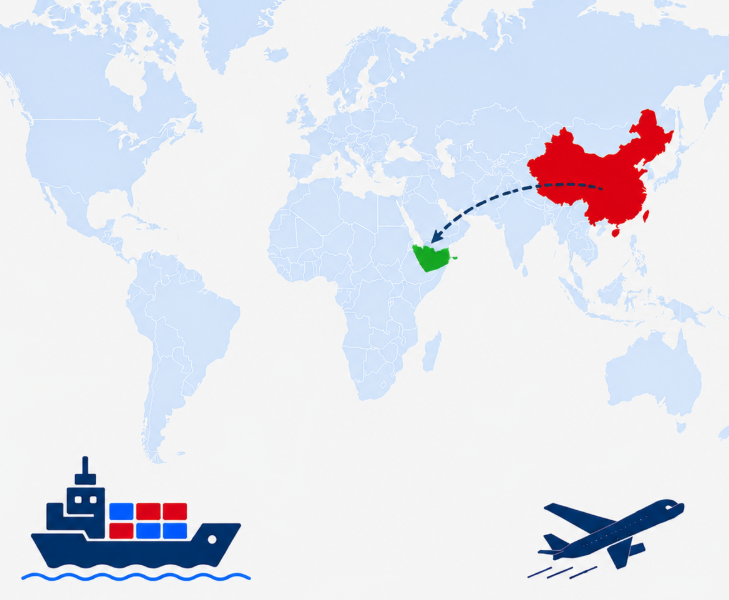 Shipping from China to Saudi Arabia