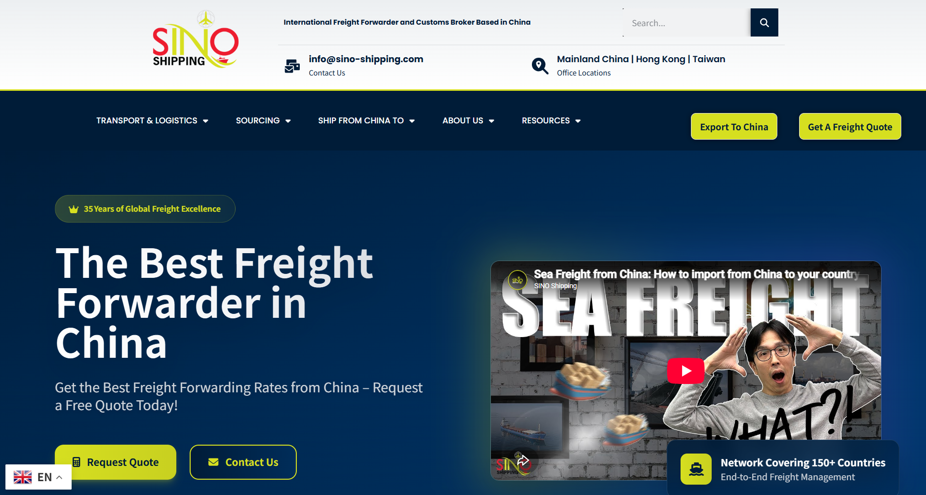 TOP 10 Freight Forwarders from China to UK 2026