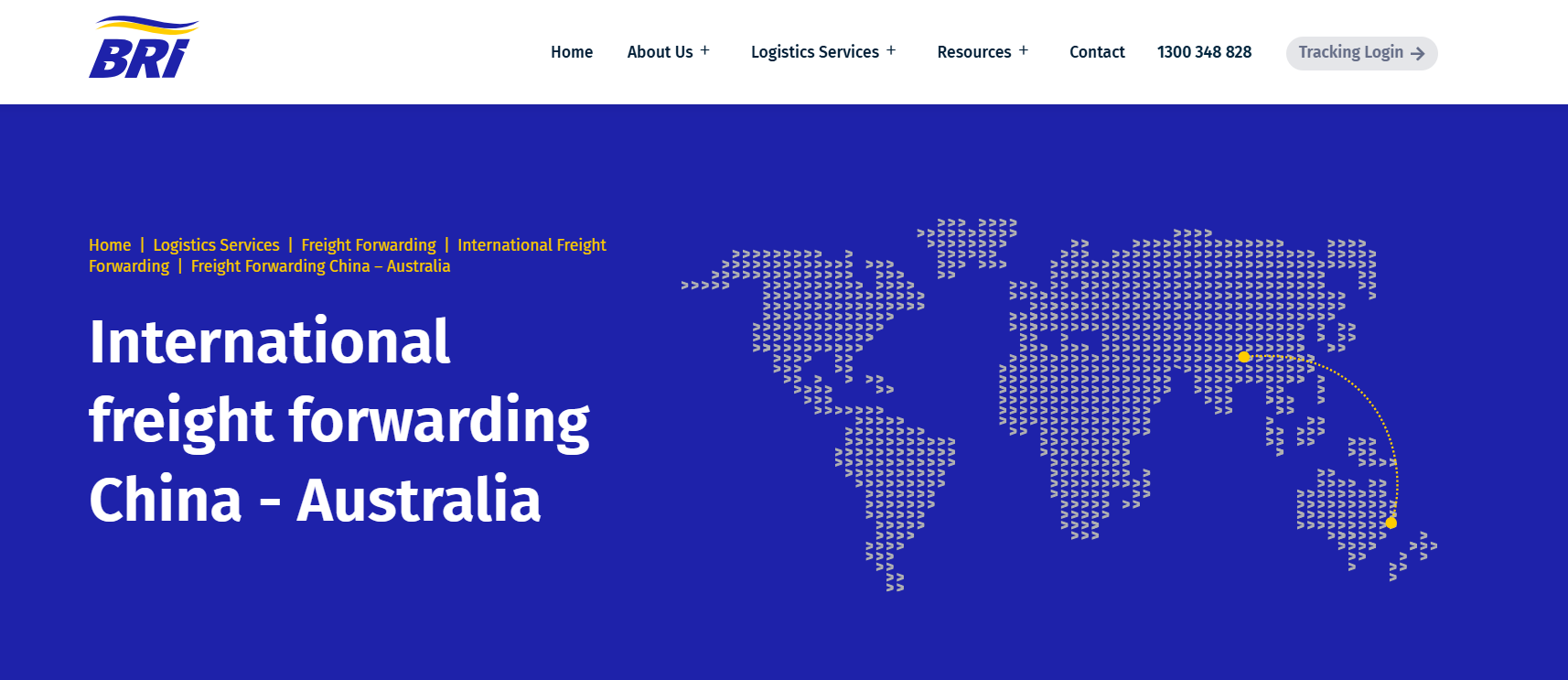 China to Australia