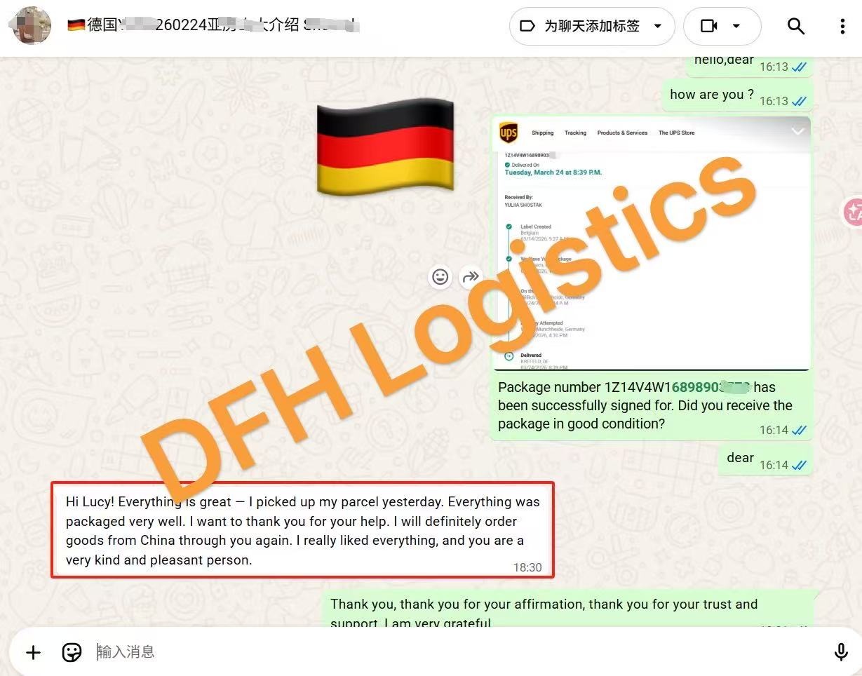 China to Germany
