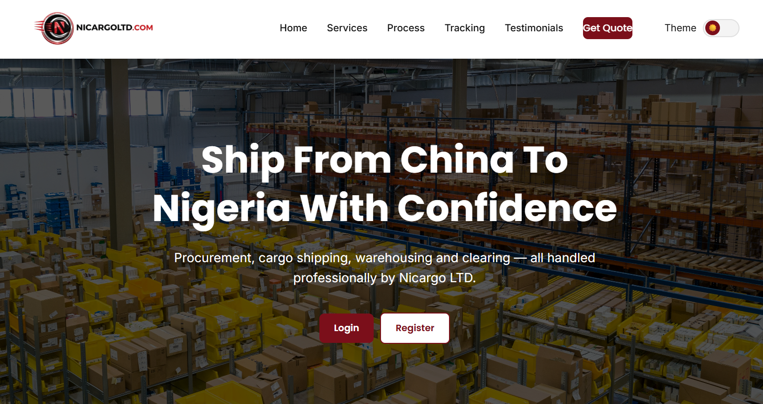 China to Nigeria 
