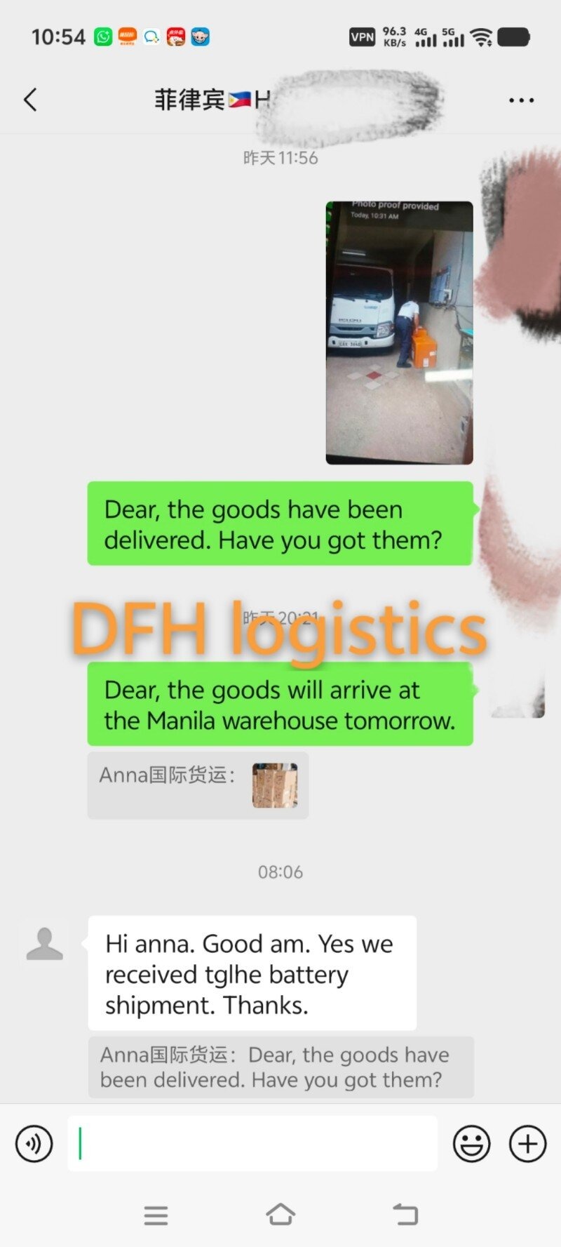 China to Philippines 