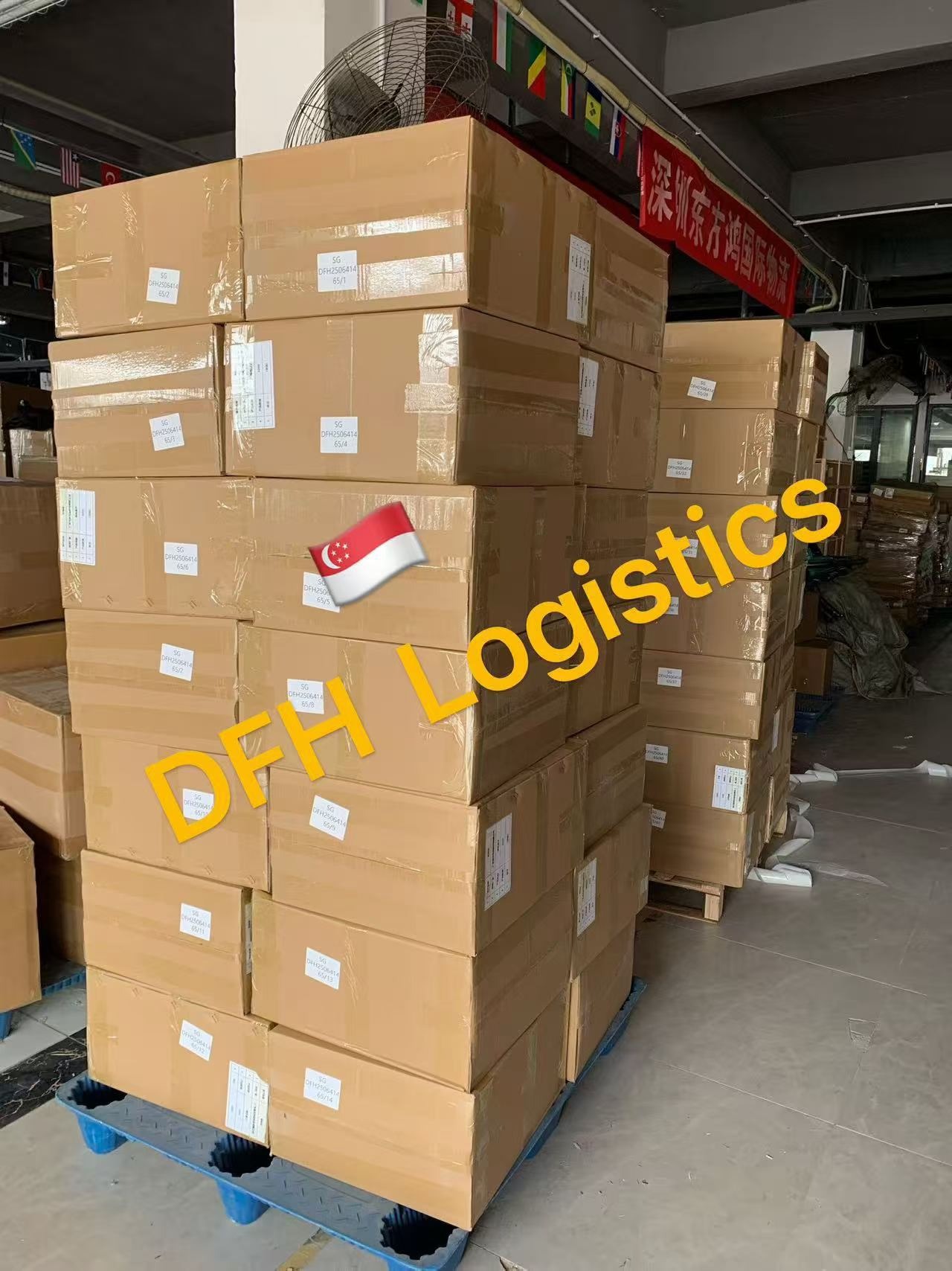 China to Singapore