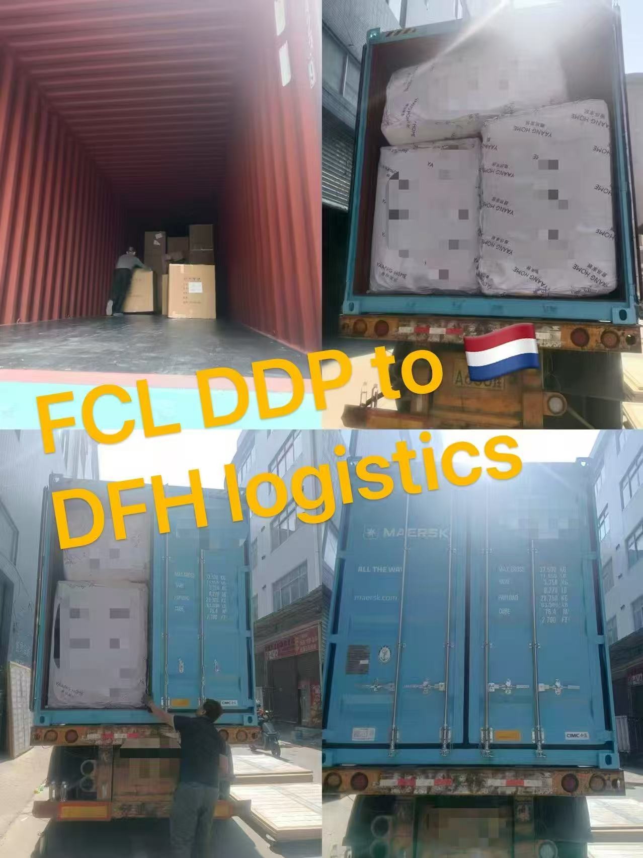 China to the Netherlands