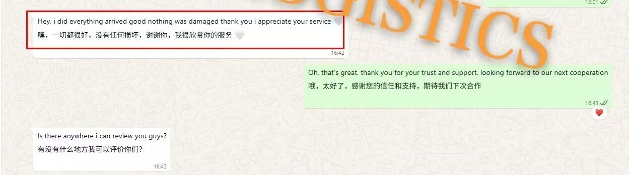 China to the Netherlands