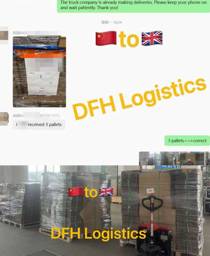 China to the UK 