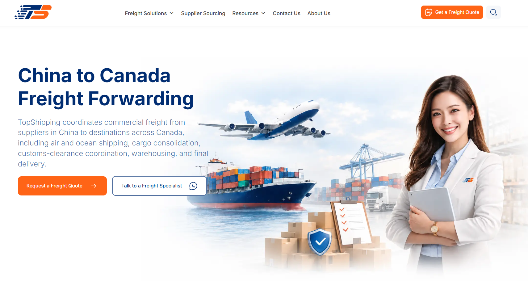 Top 10 Freight Forwarders from China to Canada